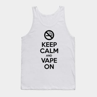 Keep Calm and Vape On Tank Top